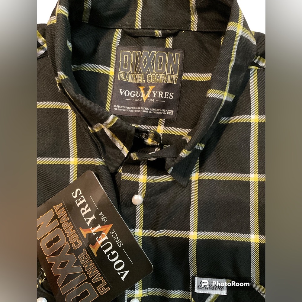 NWT DIXXON flannel size 2X Voguetyres